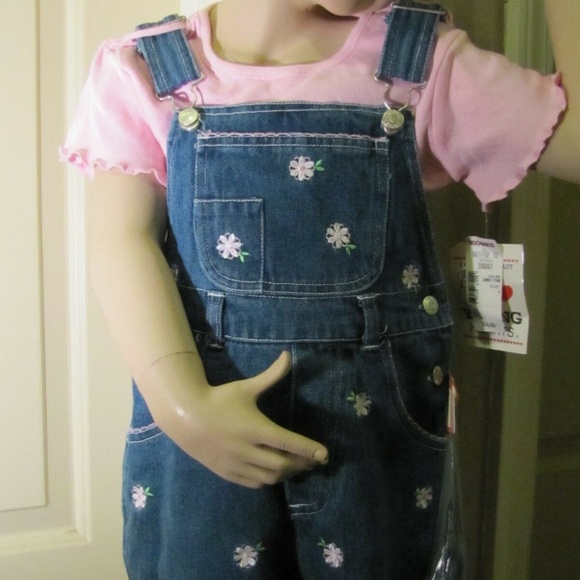 little girl jean overalls